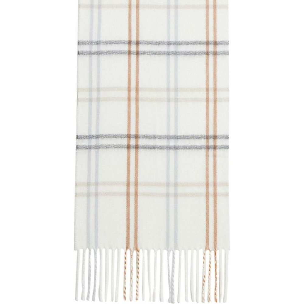 Steve Madden Womens Winter Mid-Weight Muffler Scarf Ivory O/S